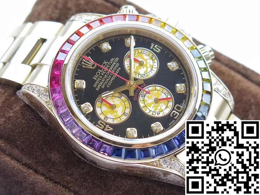 Rolex Daytona Cosmograph Rainbow 116589RBOW BL Factory 4130 Movement