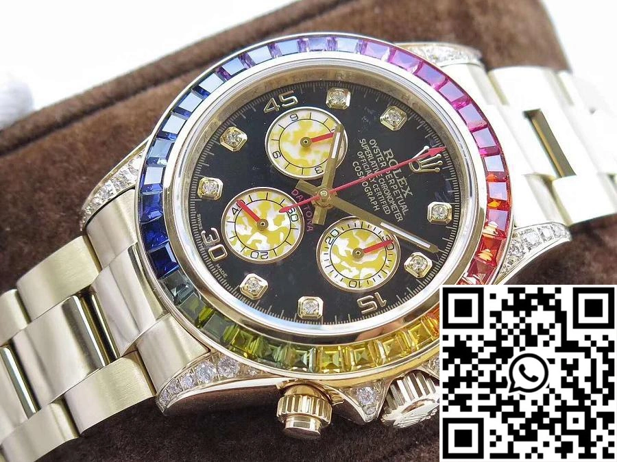Rolex Daytona Cosmograph Rainbow 116589RBOW BL Factory 4130 Movement