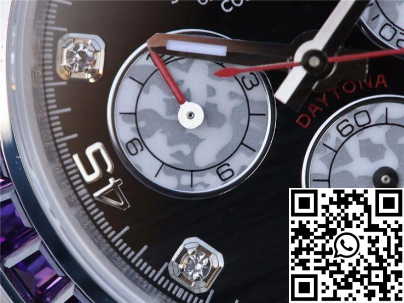 Rolex Daytona Cosmograph Rainbow 116595RBOW BL Factory Black Dial