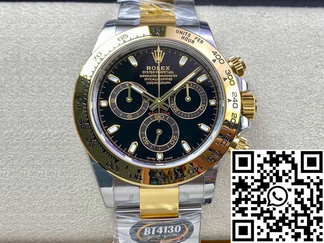 Rolex Daytona M116503-0004 BT Factory Yellow Gold Black Dial
