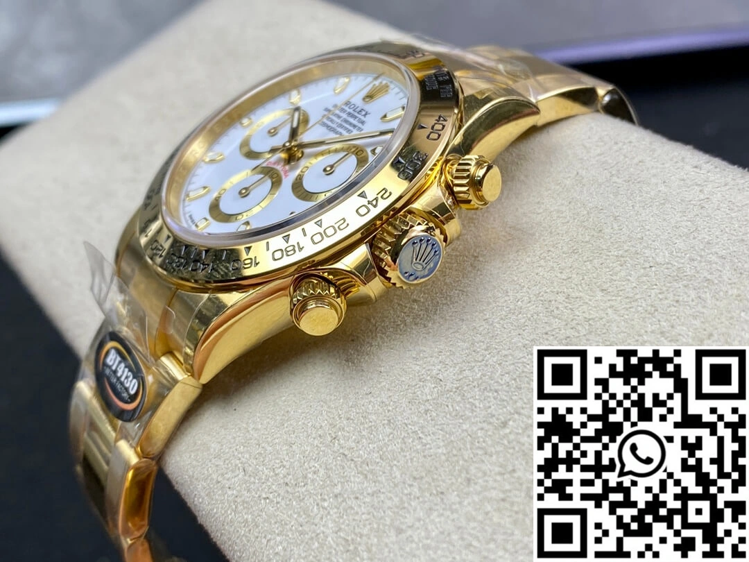 Rolex Daytona M116508-0001 BT Factory Yellow Gold White Dial