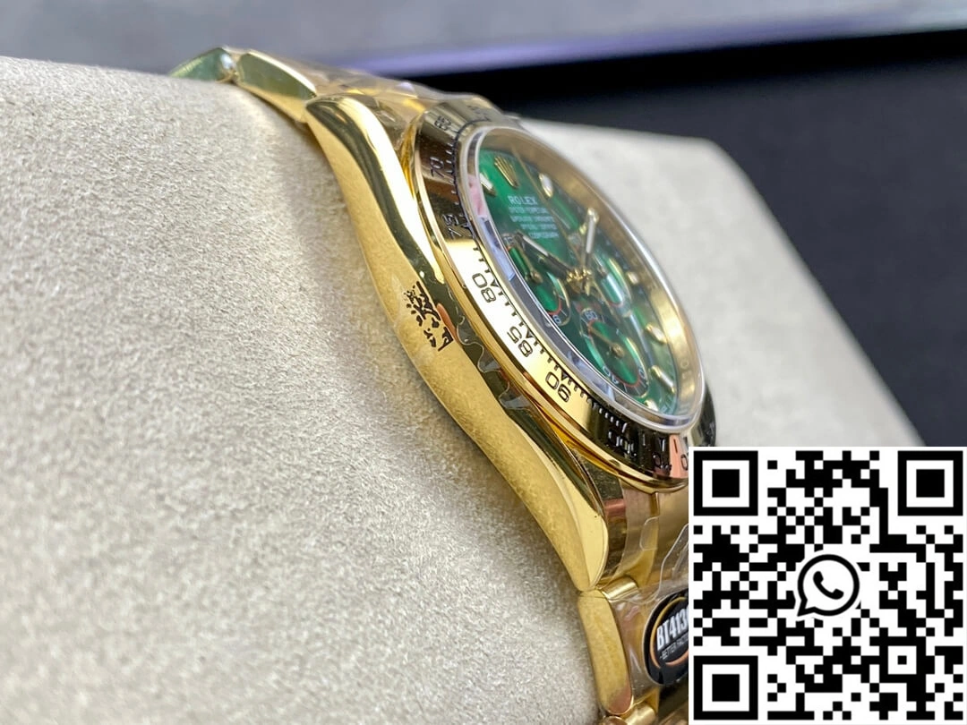 Rolex Daytona M116508-0013 BT Factory Yellow Gold Green Dial