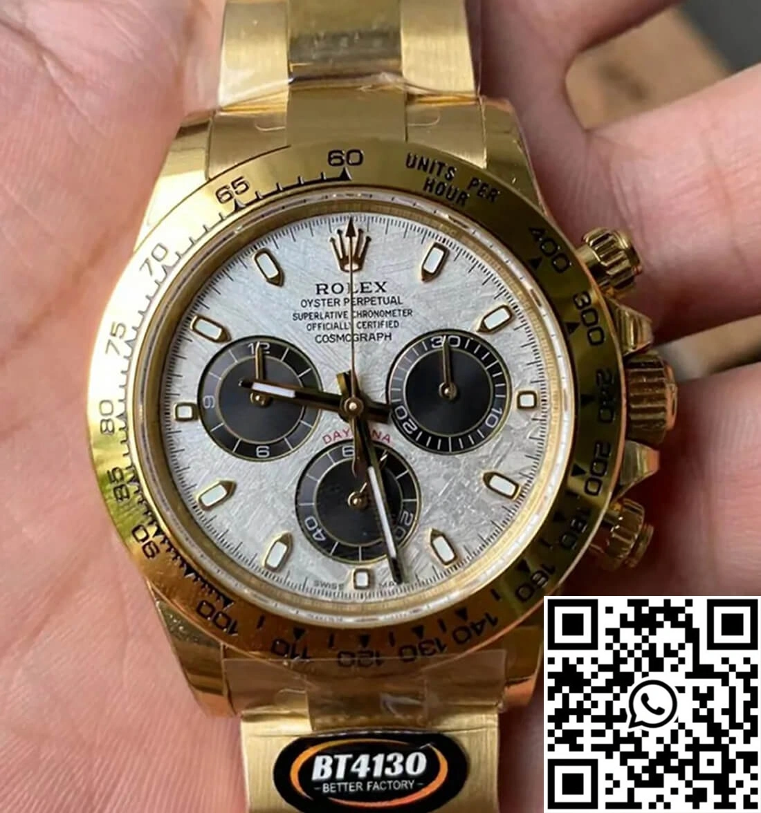 Rolex Daytona M116508-0015 BT Factory Yellow Gold