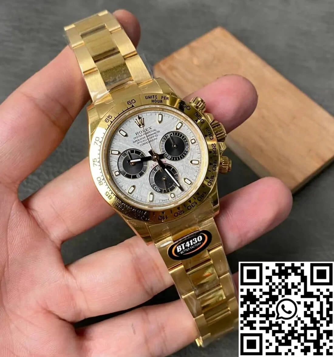 Rolex Daytona M116508-0015 BT Factory Yellow Gold