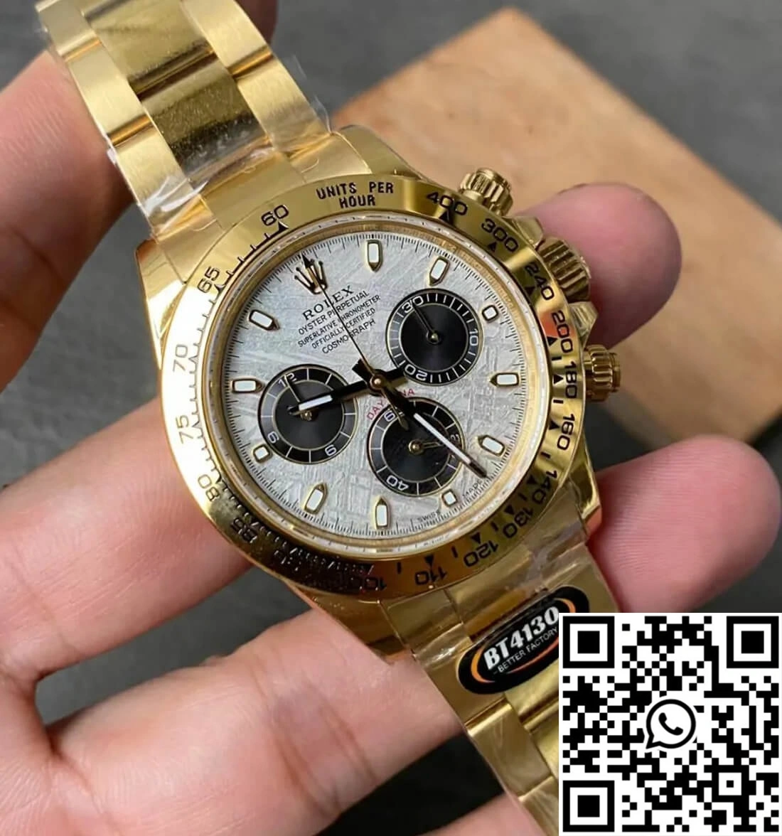 Rolex Daytona M116508-0015 BT Factory Yellow Gold