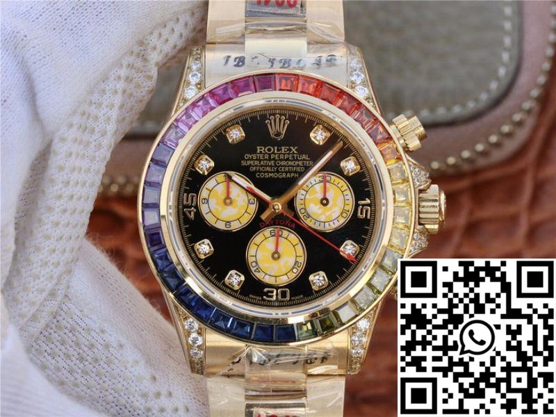 Rolex Daytona Rainbow Cosmograph 116598RBOW BL Factory 7750 movement