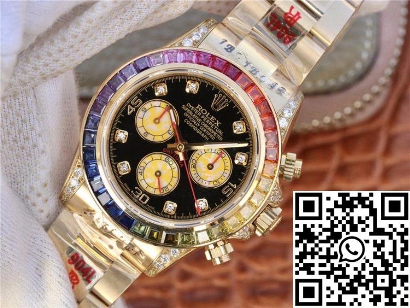 Rolex Daytona Rainbow Cosmograph 116598RBOW BL Factory 7750 movement