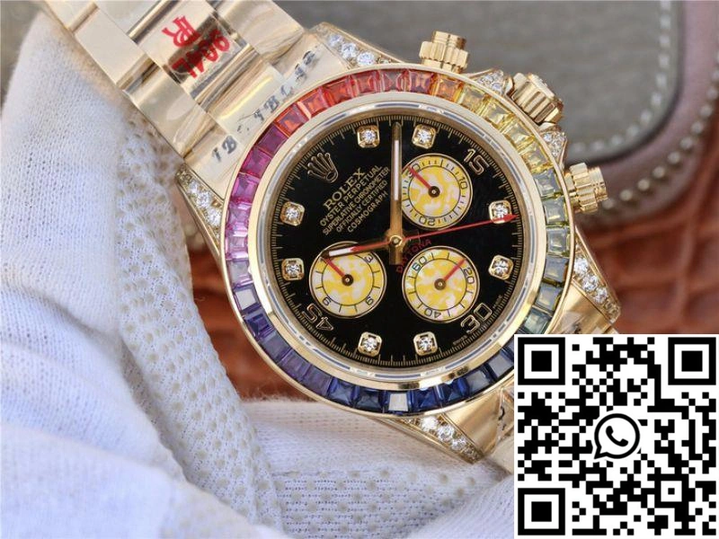Rolex Daytona Rainbow Cosmograph 116598RBOW BL Factory 7750 movement