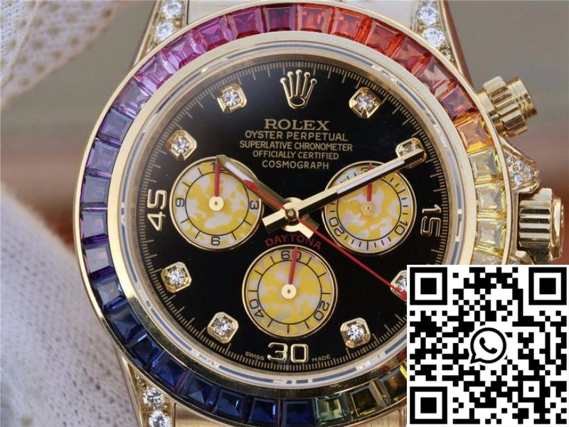 Rolex Daytona Rainbow Cosmograph 116598RBOW BL Factory 7750 movement