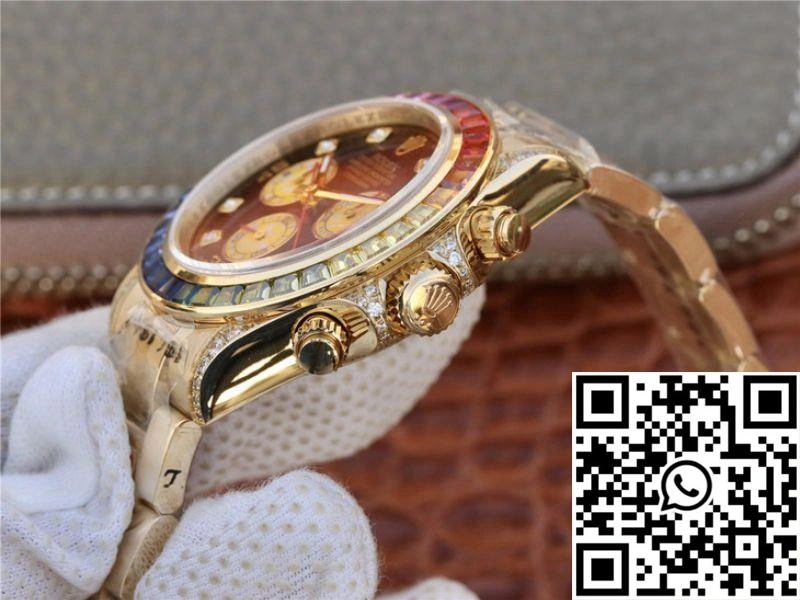 Rolex Daytona Rainbow Cosmograph 116598RBOW BL Factory 7750 movement