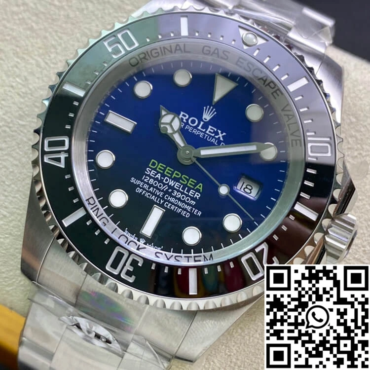 Rolex Deepsea 116660 D-BLUE AR Factory Stainless Steel 904L Blue Gradient Black Dial