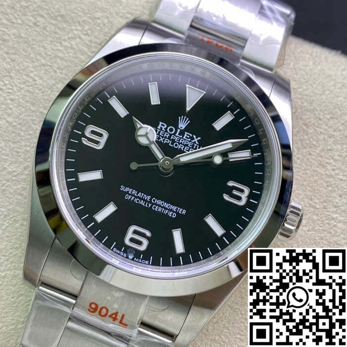 Rolex Explorer M124270-0001 36MM EW Factory Black Dial