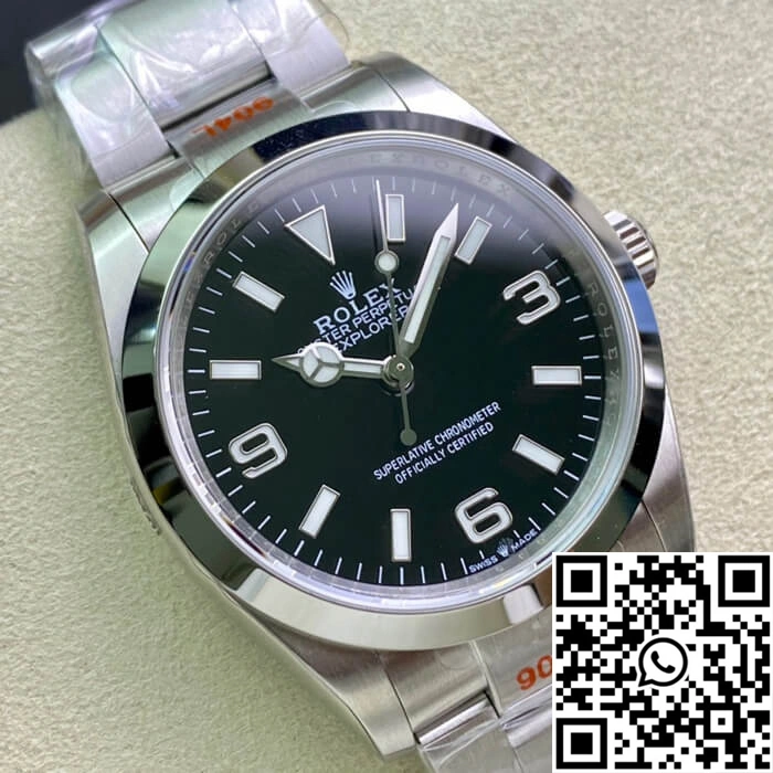 Rolex Explorer M124270-0001 36MM EW Factory Black Dial