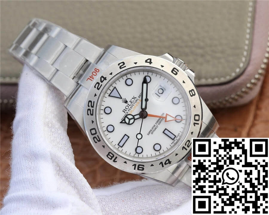 Rolex Explorer M216570-0001 GM Factory V4 Stainless Steel White Dial