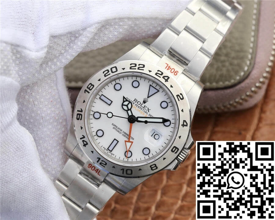Rolex Explorer M216570-0001 GM Factory V4 Stainless Steel White Dial