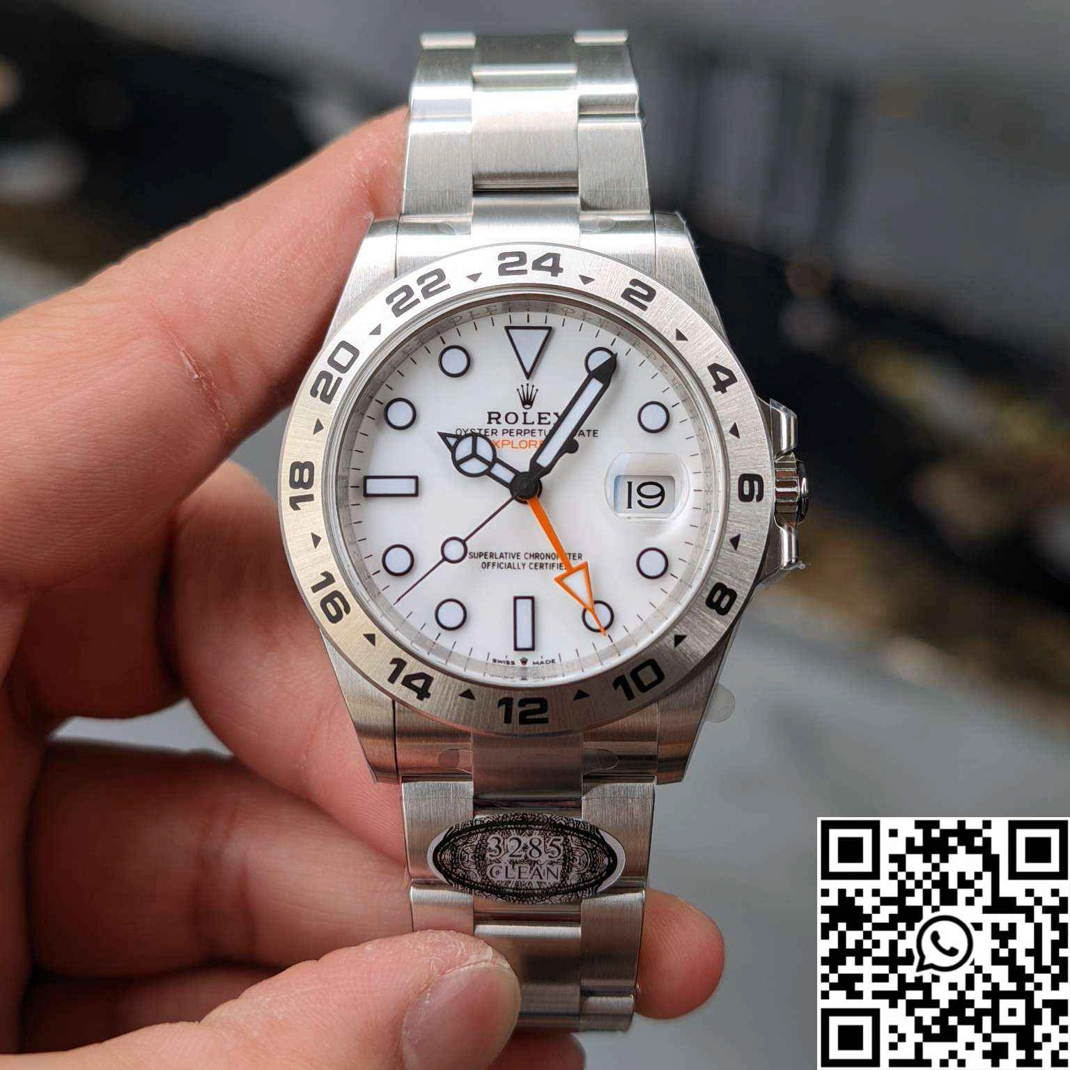 Rolex Explorer M226570-0001 Clean Factory Stainless Steel White Dial