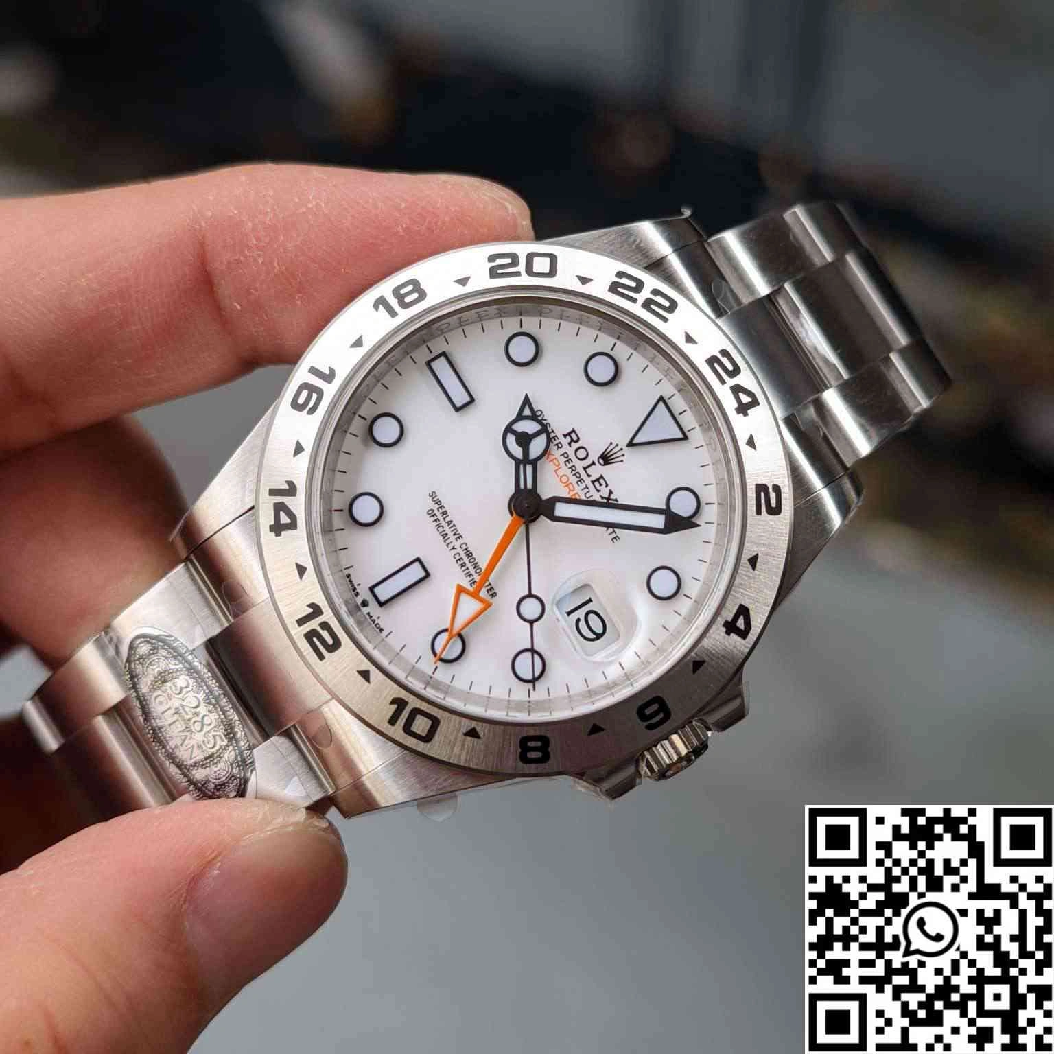 Rolex Explorer M226570-0001 Clean Factory Stainless Steel White Dial