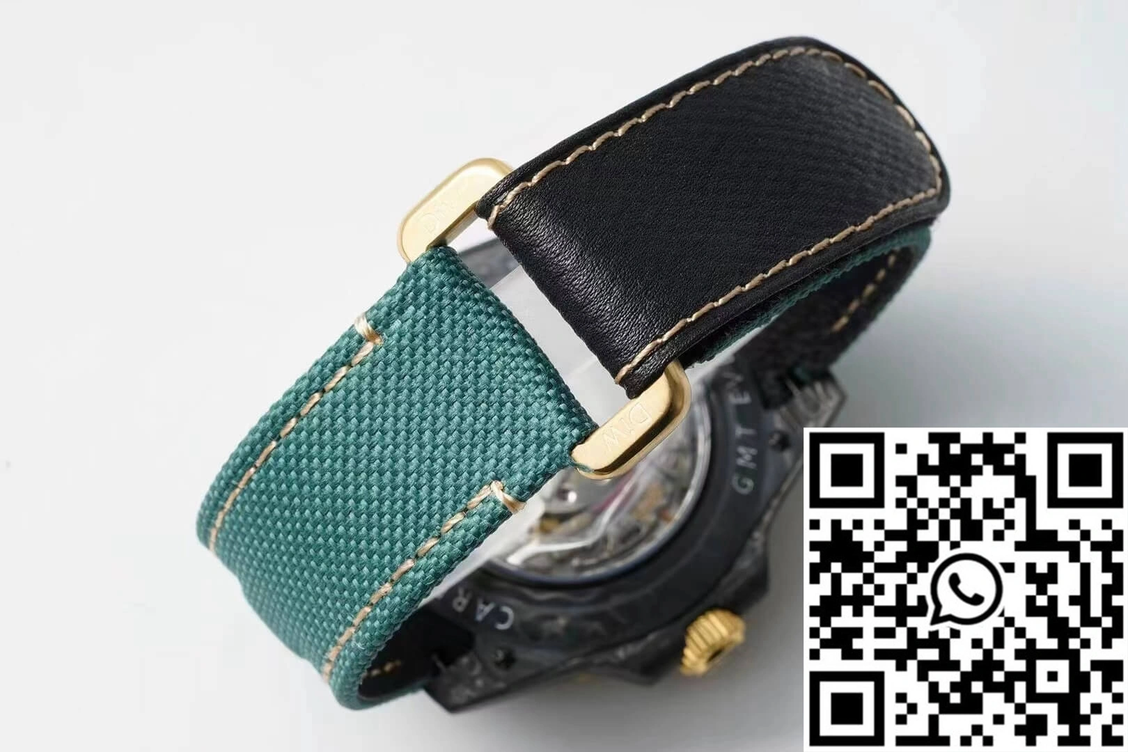 Rolex GMT-MASTER II Diw Carbon Fiber Case Green Fabric Strap