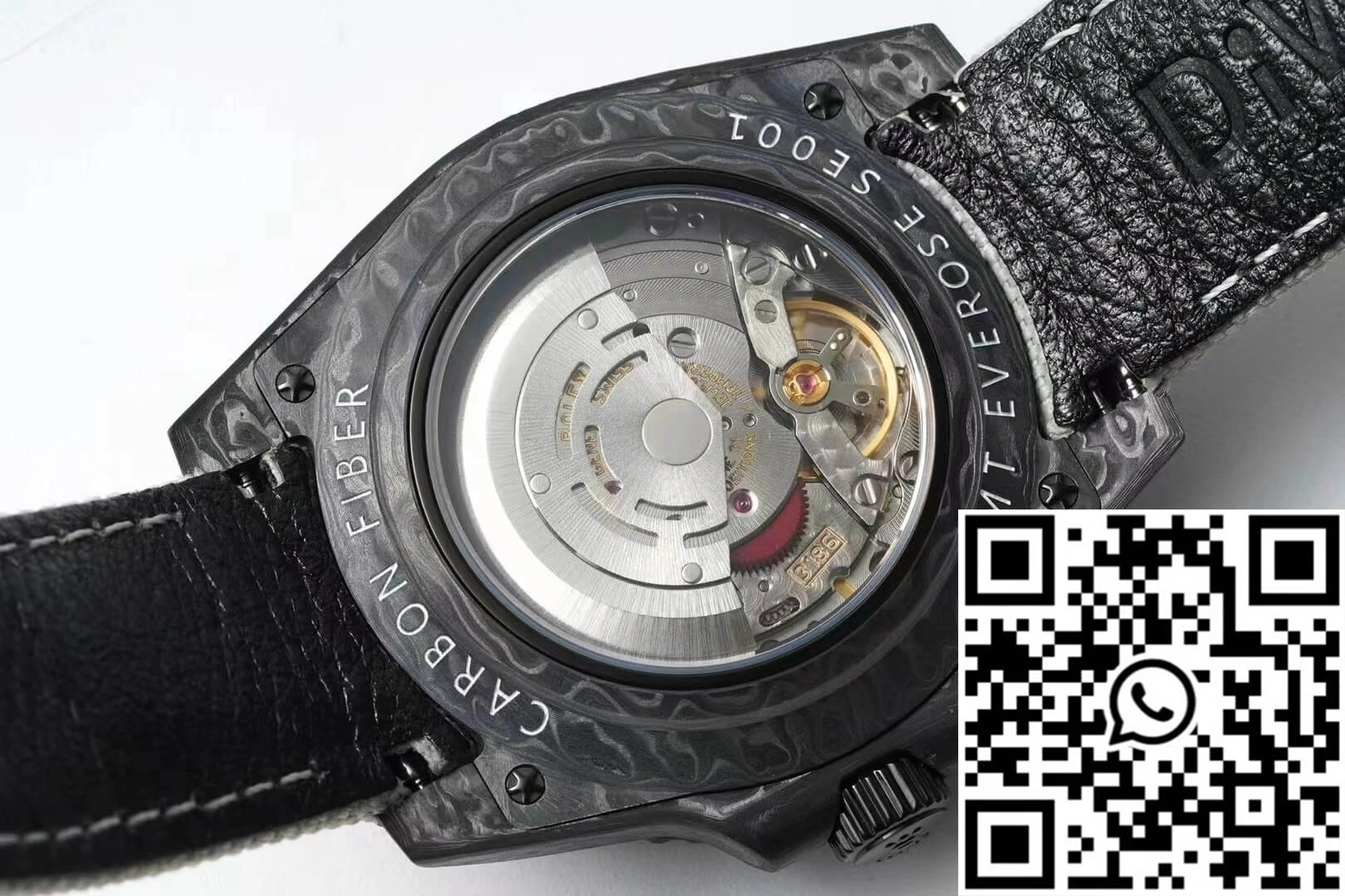 Rolex GMT-MASTER II Diw Carbon Fiber Dial Fabric Strap