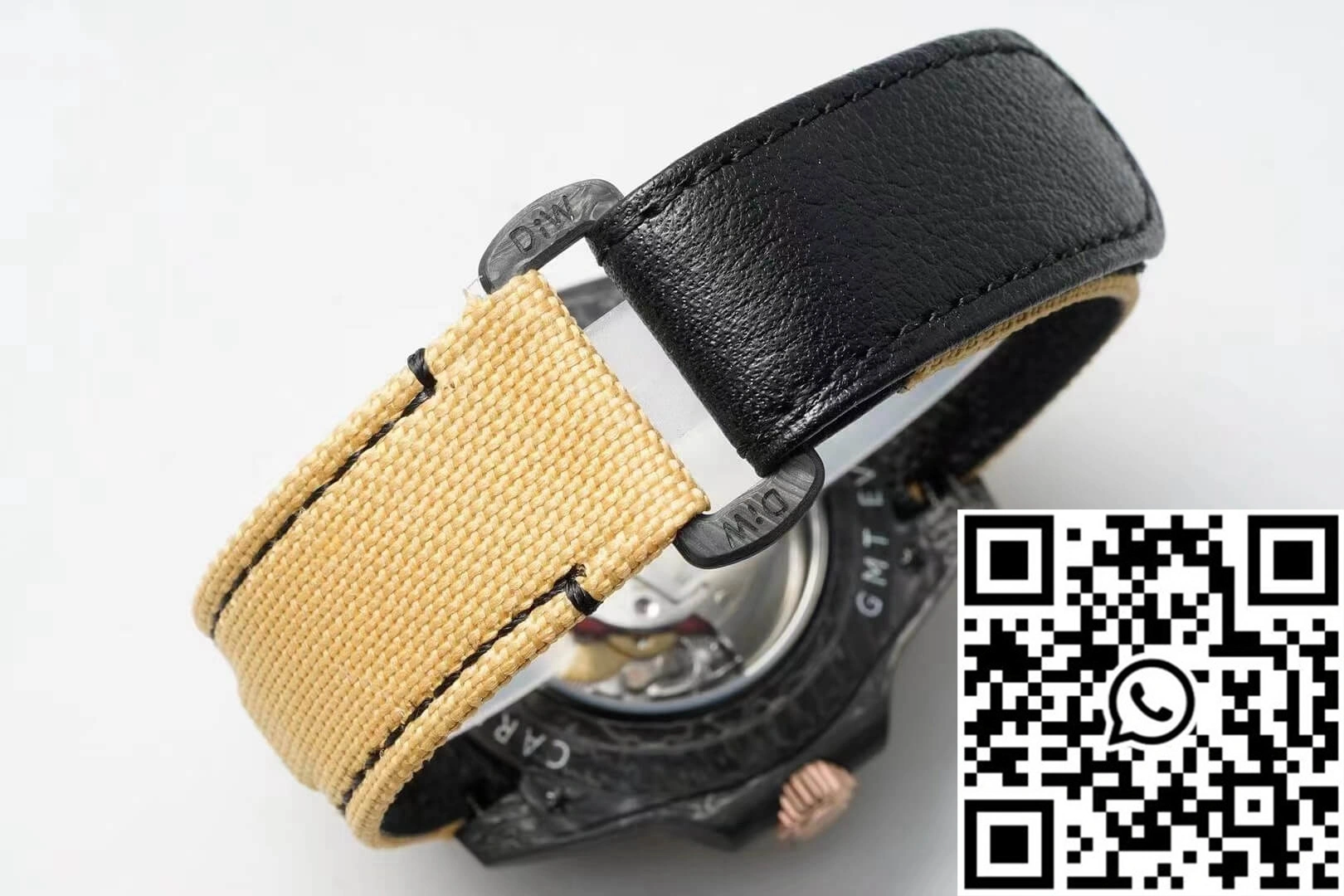Rolex GMT-MASTER II Diw Carbon Fiber Yellow Fabric Strap