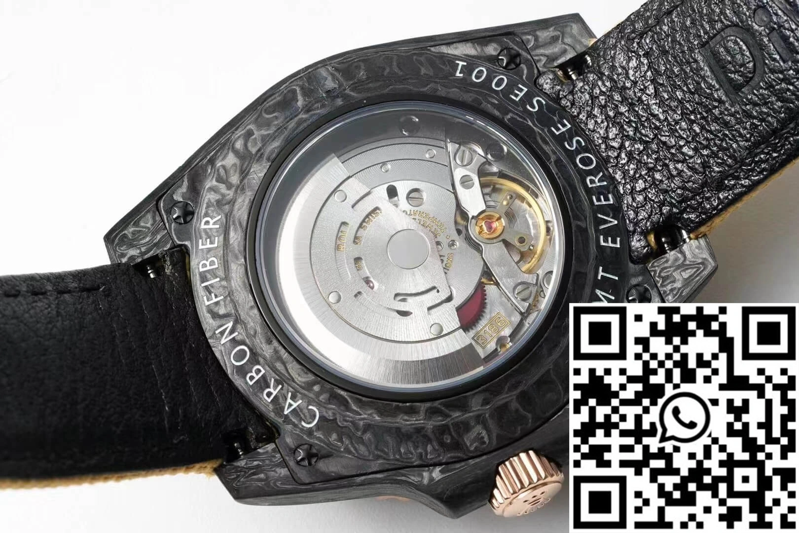 Rolex GMT-MASTER II Diw Carbon Fiber Yellow Fabric Strap