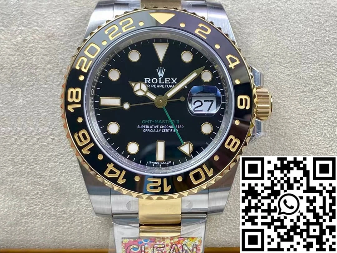 Rolex GMT Master II 116713-LN-78203 Clean Factory Yellow Gold