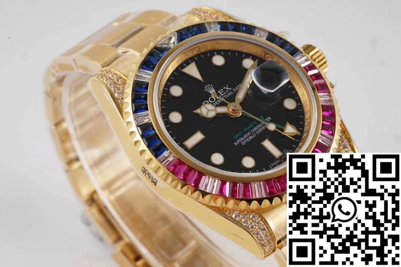 Rolex GMT Master II 116758 SAru-78208 ROF Factory Black Dial