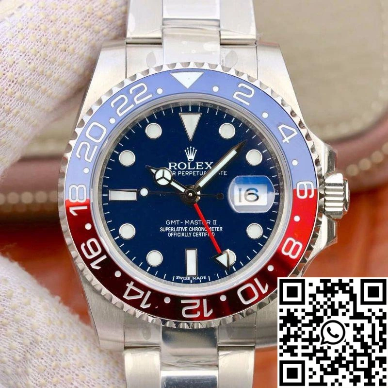 Rolex GMT Master II 126710BLRO EW Factory Blue Dial