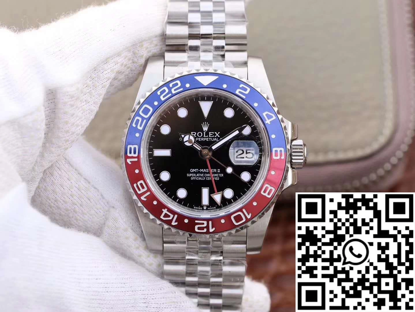 Rolex GMT Master II 126710BLRO GM Factory Black Dial