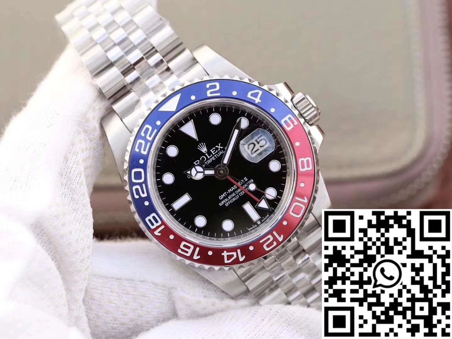Rolex GMT Master II 126710BLRO GM Factory Black Dial