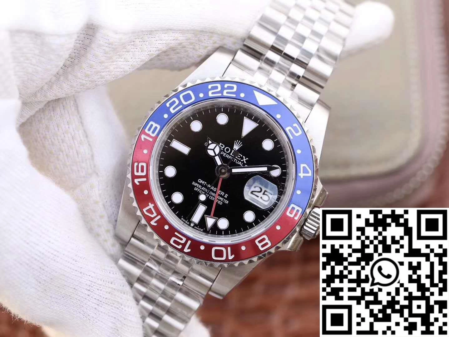 Rolex GMT Master II 126710BLRO GM Factory Black Dial