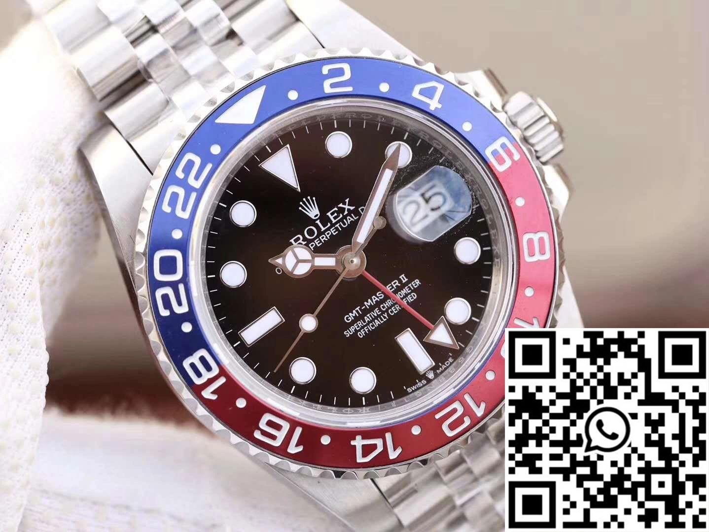 Rolex GMT Master II 126710BLRO GM Factory Black Dial