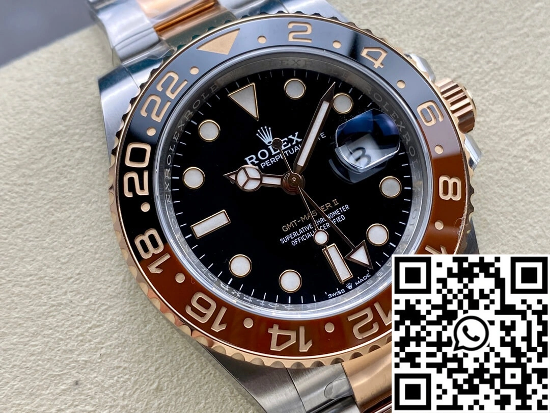 Rolex GMT Master II M126711chnr-0002 Clean Factory Rose Gold