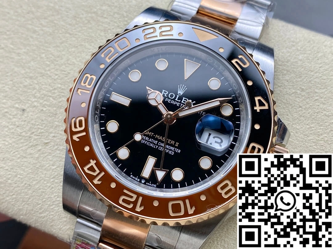 Rolex GMT Master II M126711chnr-0002 Clean Factory Rose Gold