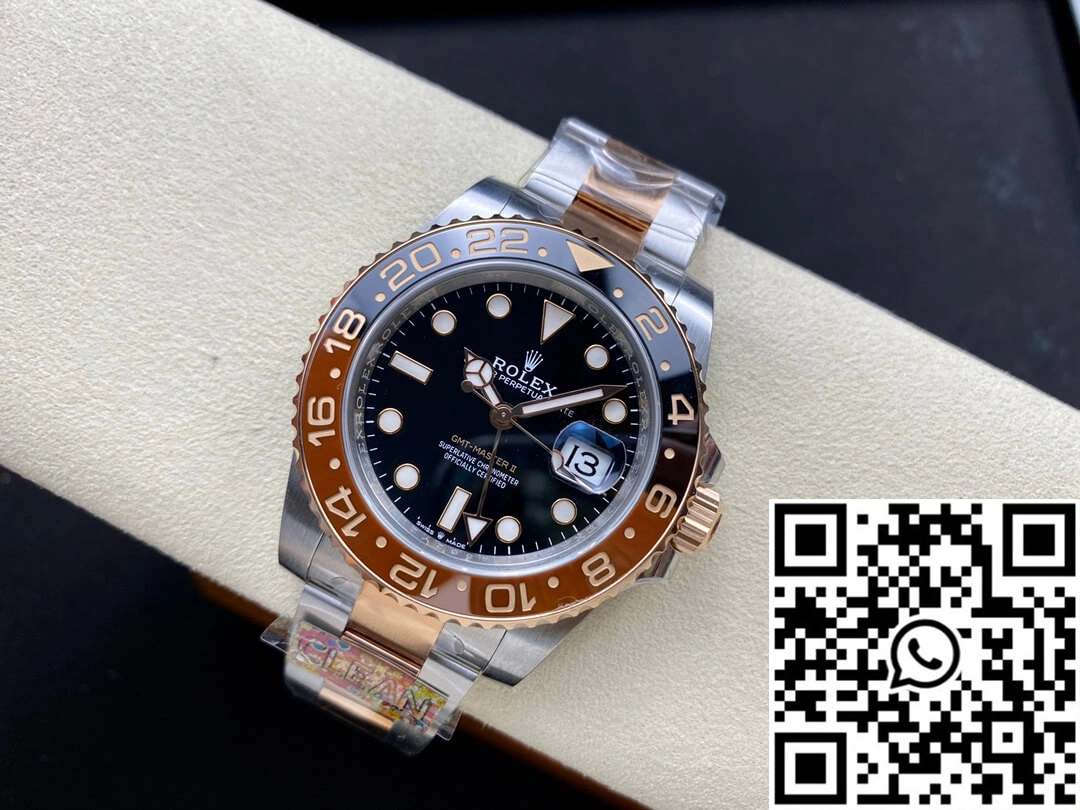 Rolex GMT Master II M126711chnr-0002 Clean Factory Rose Gold