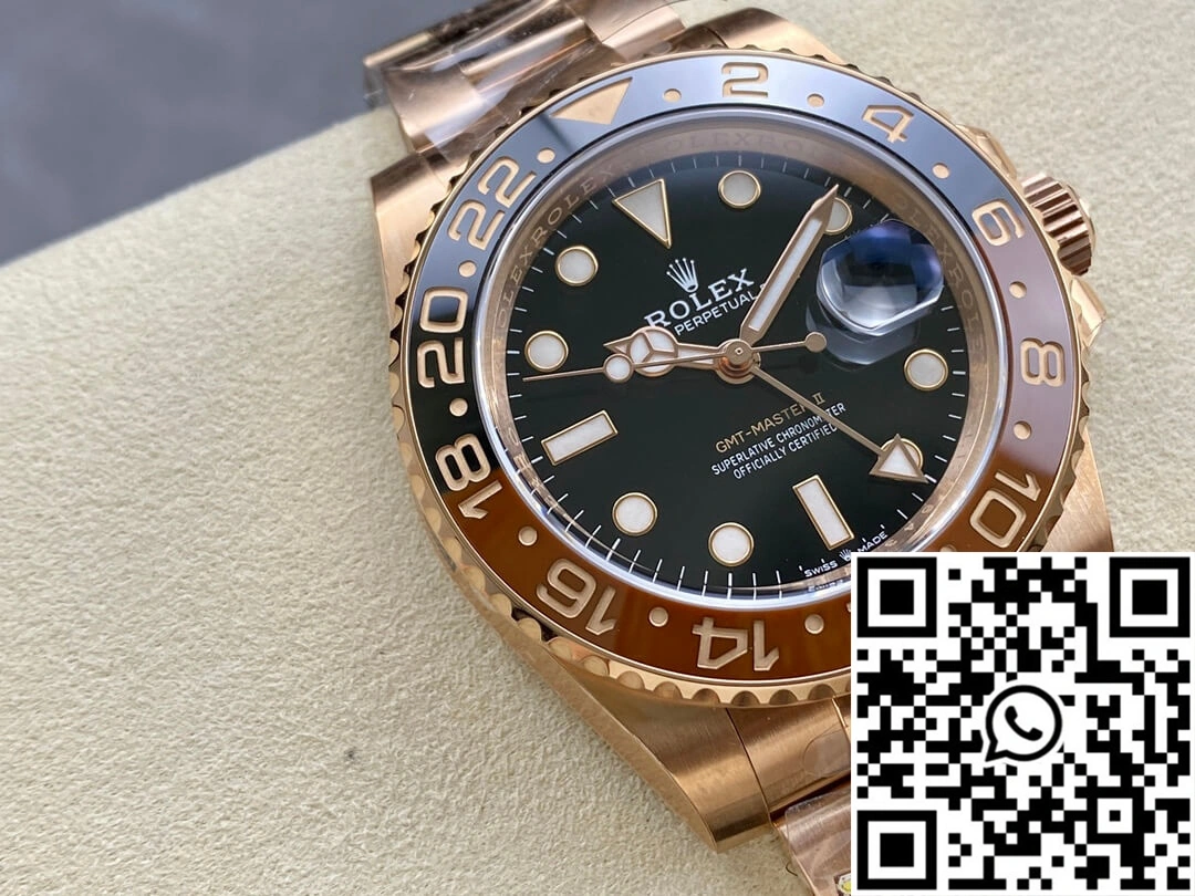 Rolex GMT Master II M126715CHNR-0001 Clean Factory Rose Gold