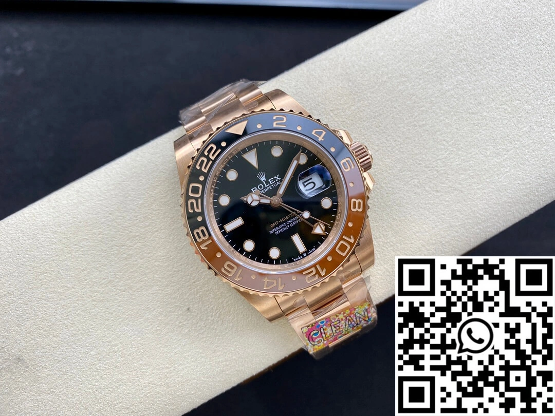 Rolex GMT Master II M126715CHNR-0001 Clean Factory Rose Gold