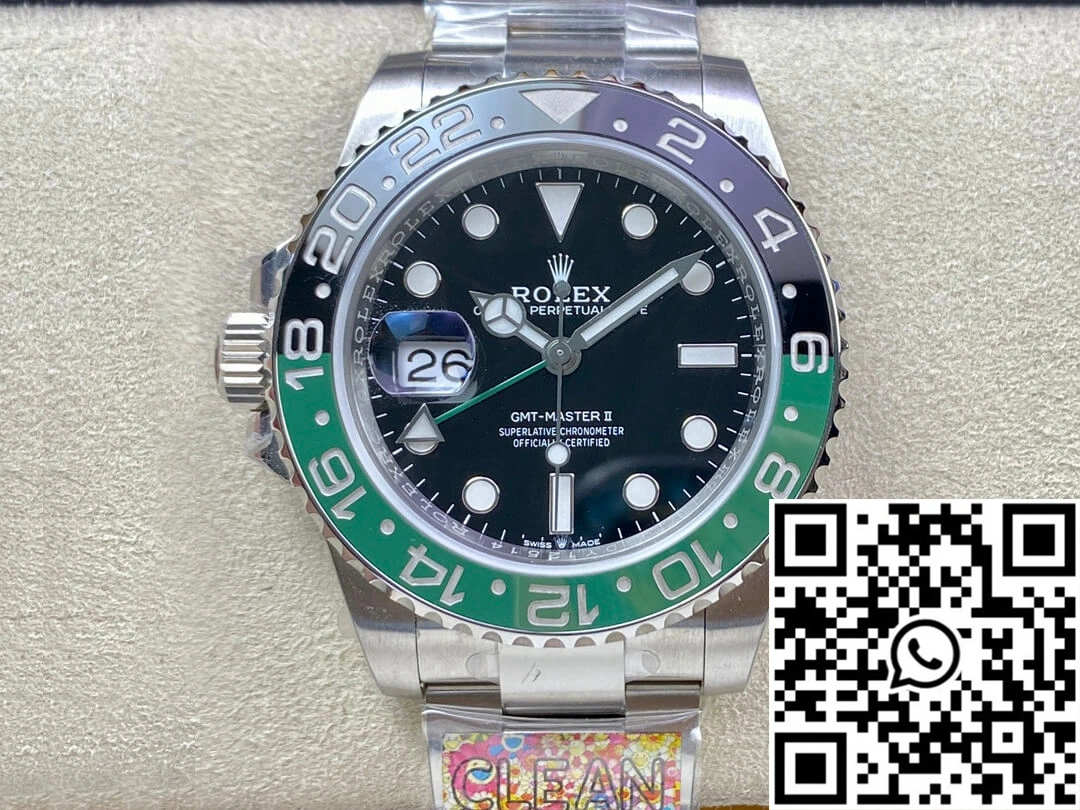 Rolex GMT Master II M126720VTNR-0001 Clean Factory Black Dial
