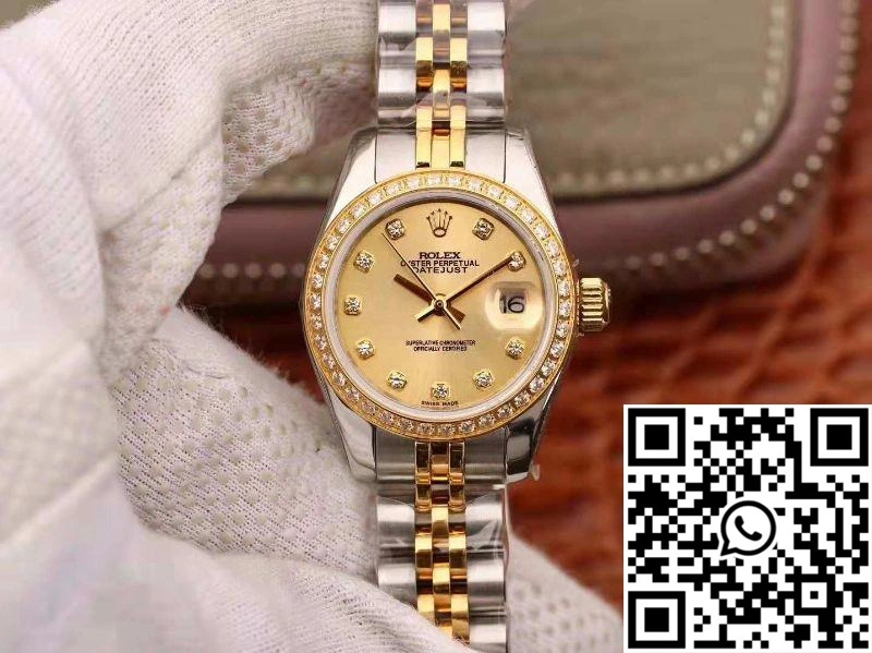 Rolex Lady Datejust 18K Gold Plating 28mm Gold Dial