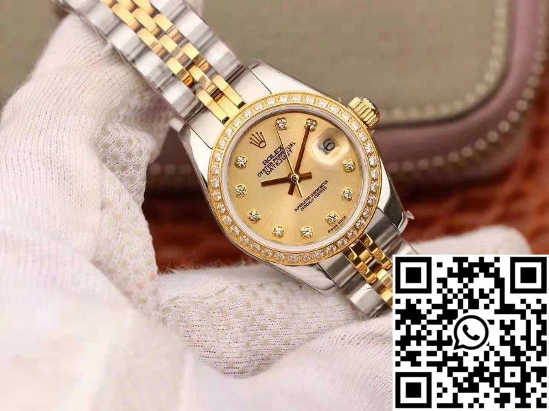 Rolex Lady Datejust 18K Gold Plating 28mm Gold Dial