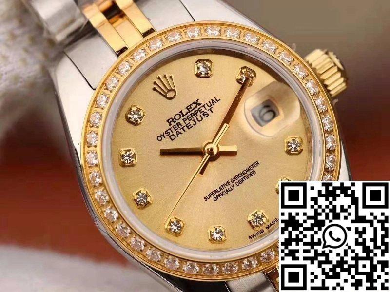 Rolex Lady Datejust 18K Gold Plating 28mm Gold Dial