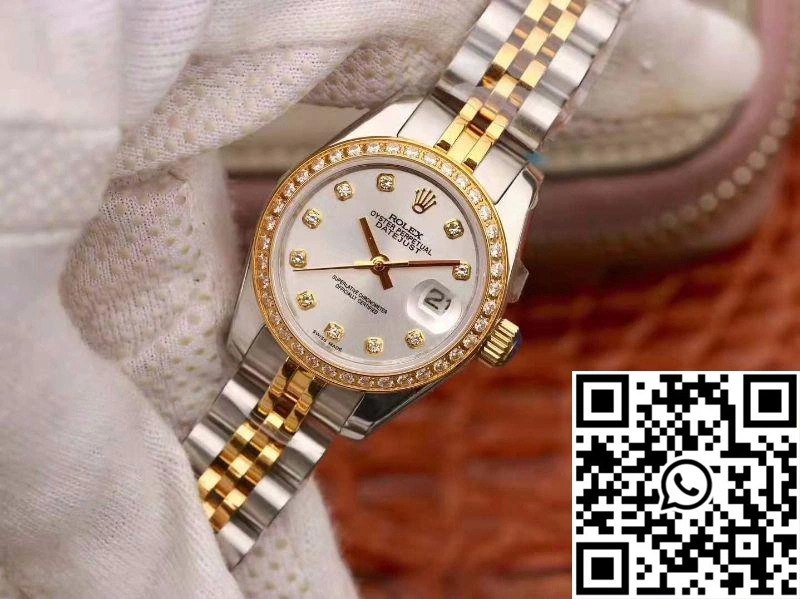 Rolex Lady Datejust 18K Yellow Gold 28MM Silver Dial