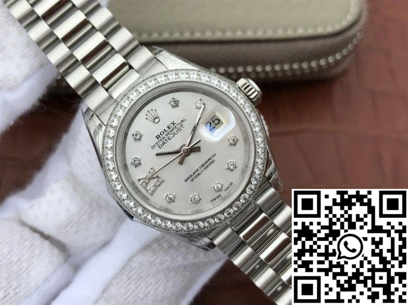 Rolex Lady Datejust 279136RBR 28mm Silver Dial