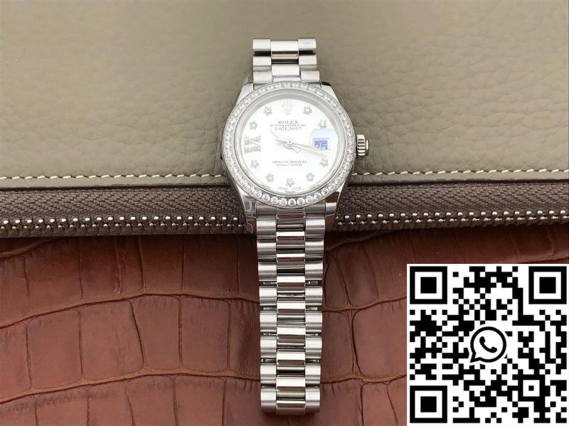 Rolex Lady Datejust 279136RBR 28mm Silver Dial