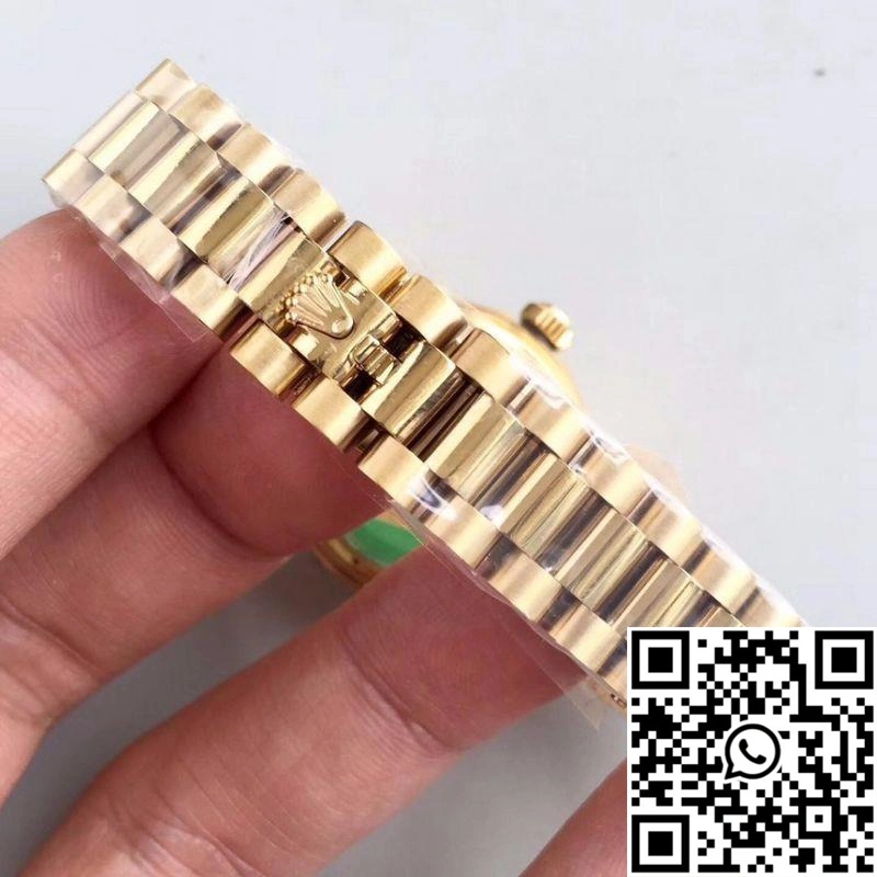Rolex Lady Datejust 279138RBR 28MM Yellow Gold Champagne Dial