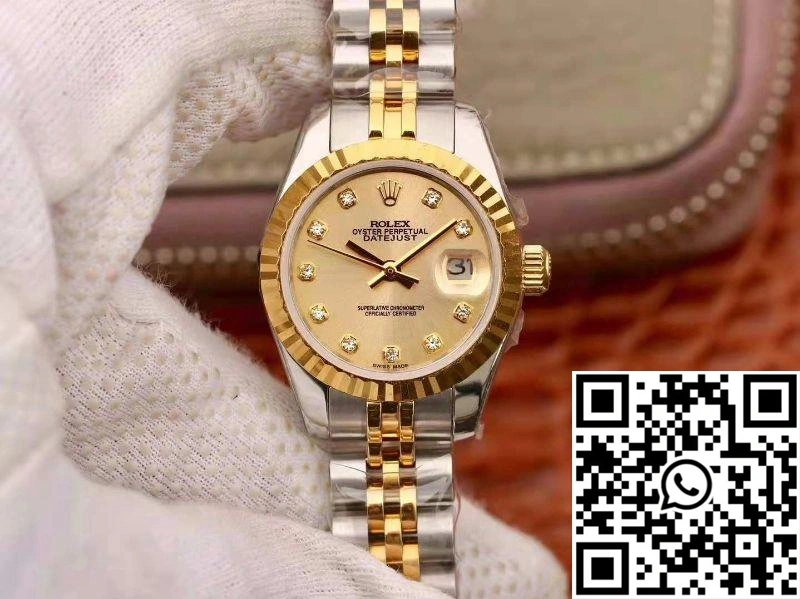 Rolex Lady Datejust 28mm 18K Gold Dial