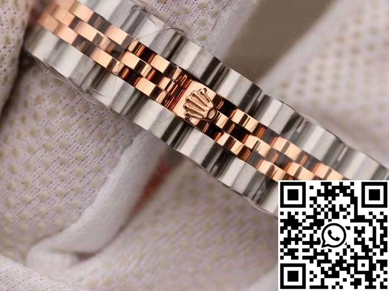 Rolex Lady Datejust Two Tone Bracelet 28MM Enamel Dial