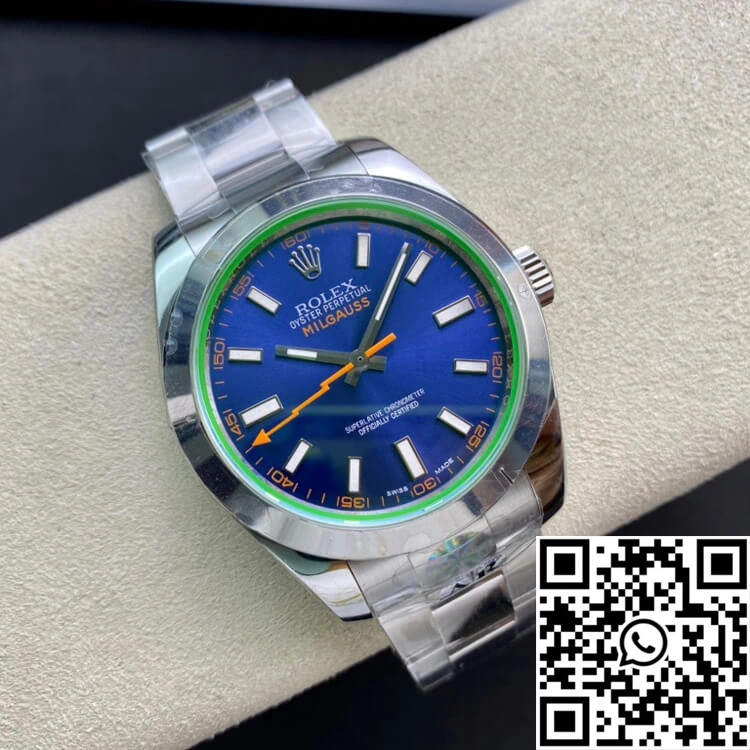 Rolex Milgauss 116400GV AR Factory Blue Dial