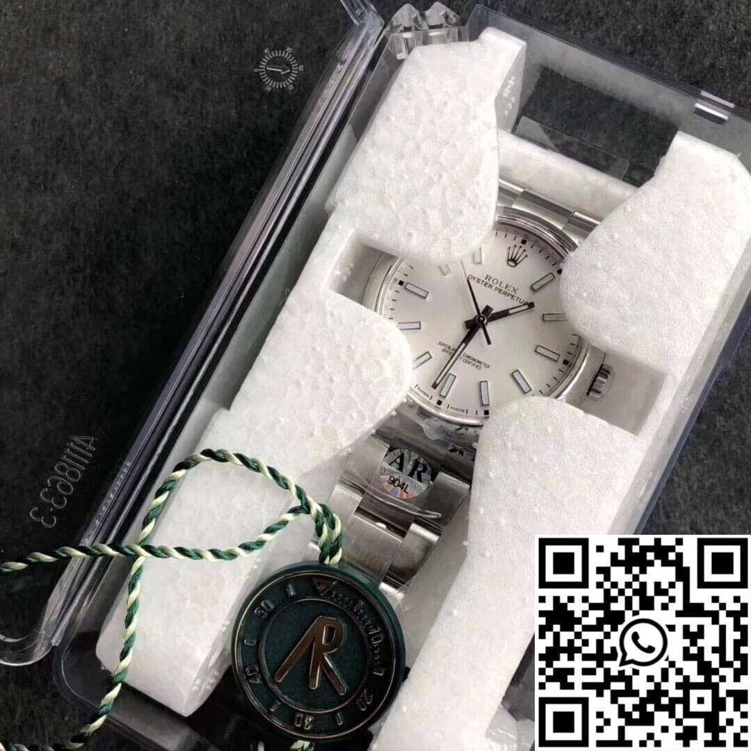 Rolex Oyster Perpetual 114300 39MM AR Factory White Dial