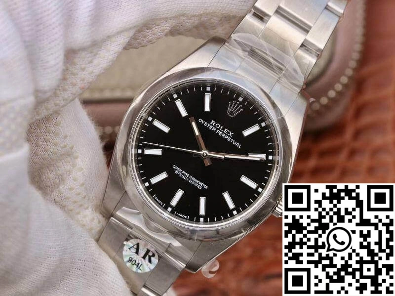 Rolex Oyster Perpetual 114300 39mm AR Factory Black Dial